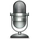 Microphone icon for toggling recording